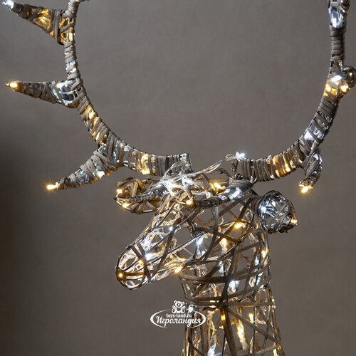 Светодиодный олень Бенни 146 см, 300 теплых/холодных белых LED ламп, IP44 Winter Deco