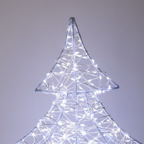 Светодиодная фигура Елка Аноретта 45 см, 700 холодных белых микро LED ламп, IP44 Winter Deco