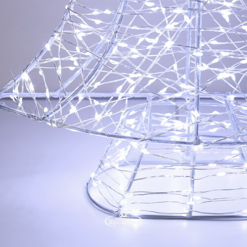 Светодиодная фигура Елка Аноретта 40 см, 500 холодных белых микро LED ламп, IP44 Winter Deco