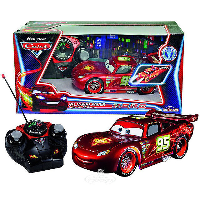 Радиоуправляемая машина Молния МакКуин 17 см, 1:24 DICKIE TOYS