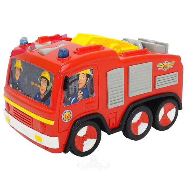 Пожарная машина Юпитер - Пожарный Сэм 14 см свет DICKIE TOYS (Дики Тойс)