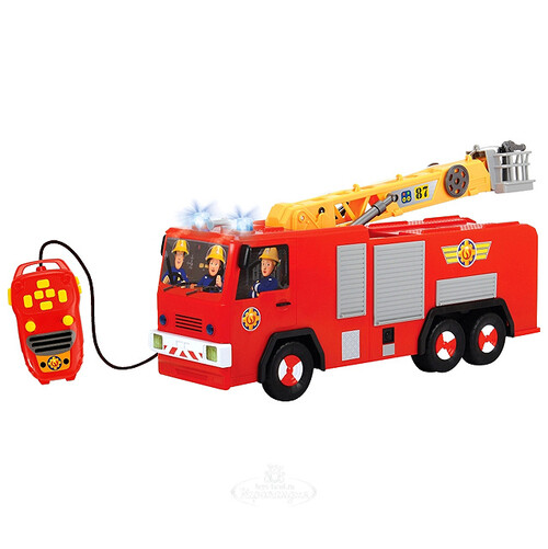 Пожарная машина на дистанционном управлении Юпитер - Пожарный Сэм 62 см свет, звук DICKIE TOYS