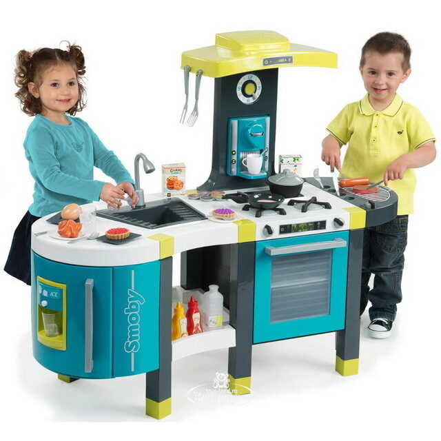 Детская кухня Tefal Французское прикосновение 115*93*41 см 45 предметов, свет, звук Smoby