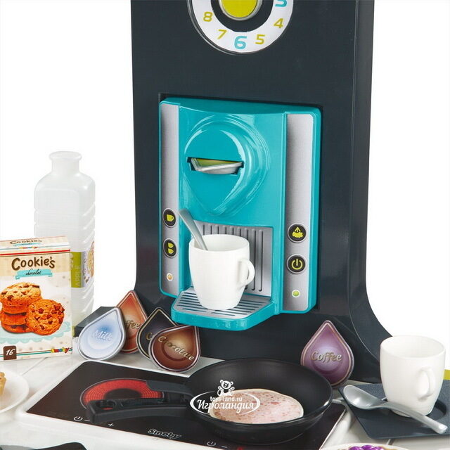 Детская кухня Tefal Французское прикосновение 115*93*41 см 45 предметов, свет, звук Smoby