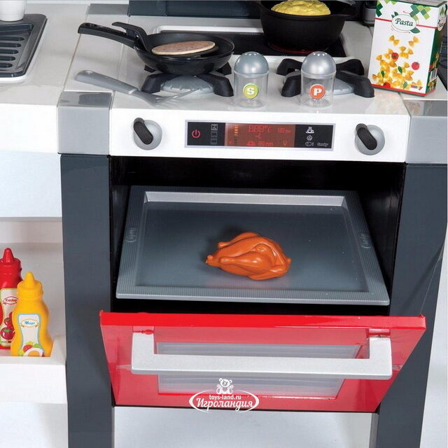 Детская кухня Tefal Французское прикосновение с  водой 115*93*41 см 45 предметов, свет, звук Smoby (Смуби)