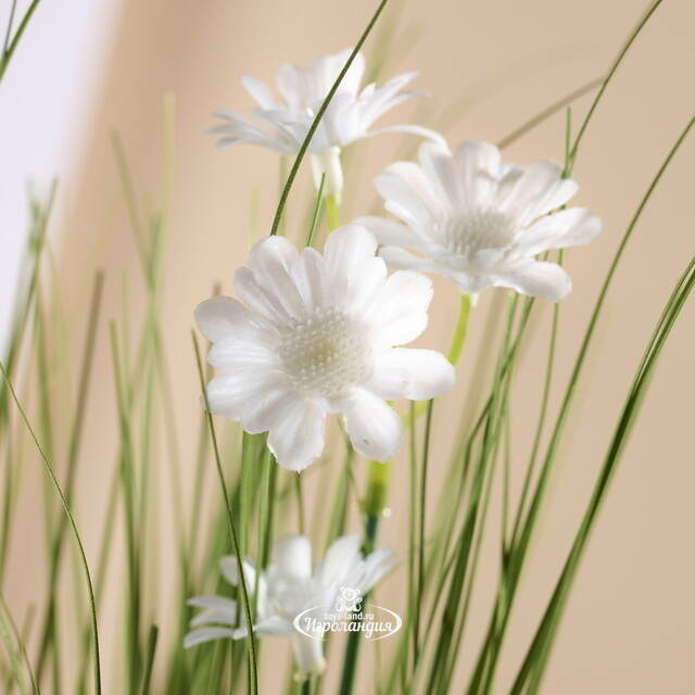 Искусственный букет Полевые Цветы 55 см белый Koopman (Купман)