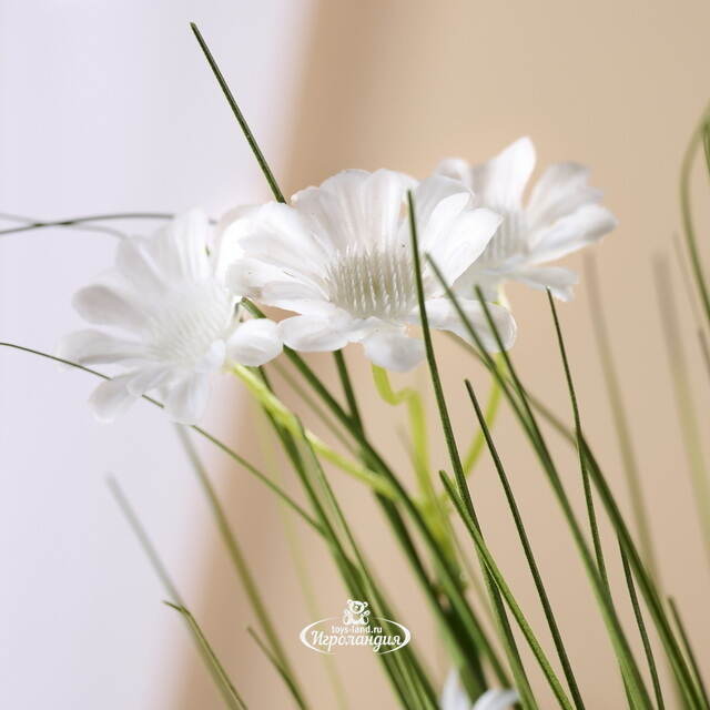 Искусственный букет Полевые Цветы 55 см белый Koopman (Купман)