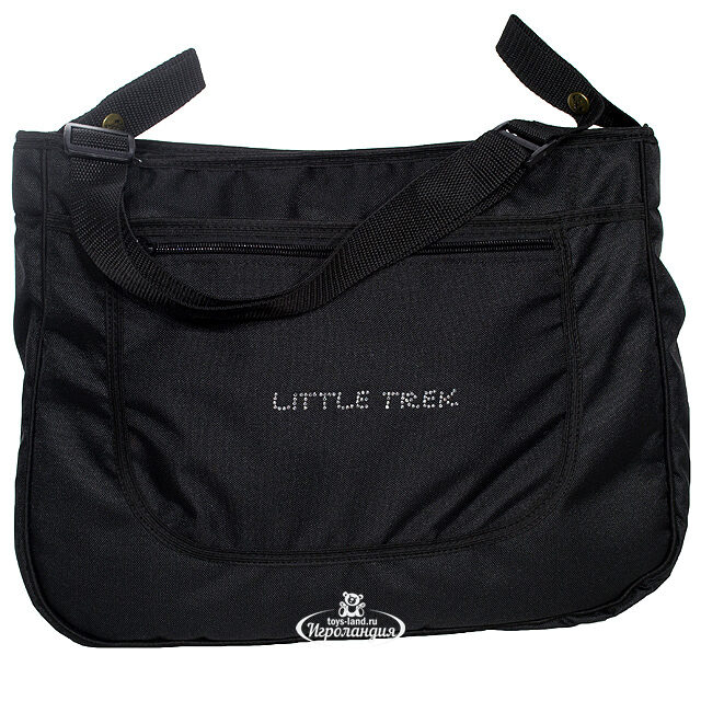 Сумка для коляски LT на молнии черная Little Trek (Литл Трек)