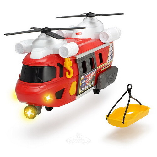 Спасательный вертолет Dickie двухвинтовой 30 см со светом и звуком DICKIE TOYS