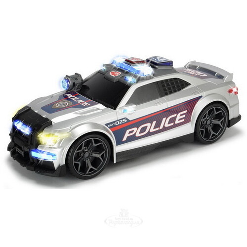 Полицейская машина Dickie Сила улиц 33 см со светом, звуком и самостоятельным движением DICKIE TOYS