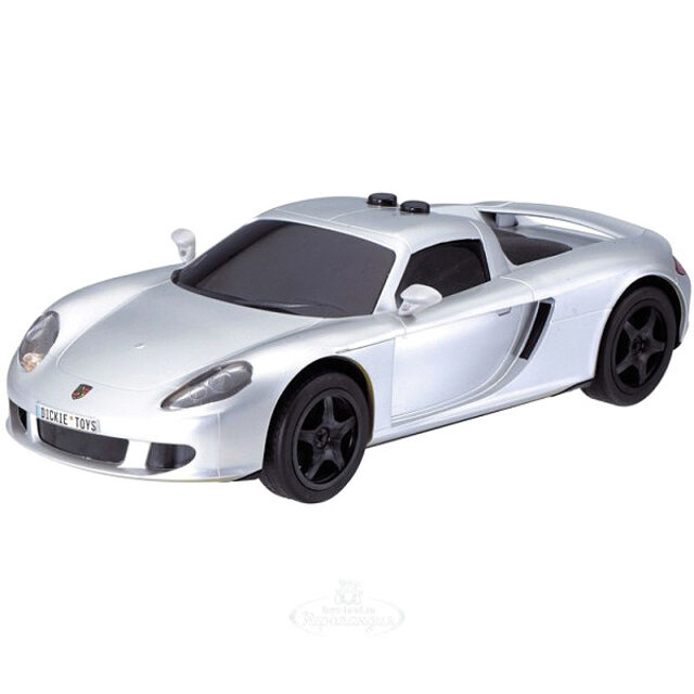 Машина спортивная Porsche серый 18 см свет звук DICKIE TOYS