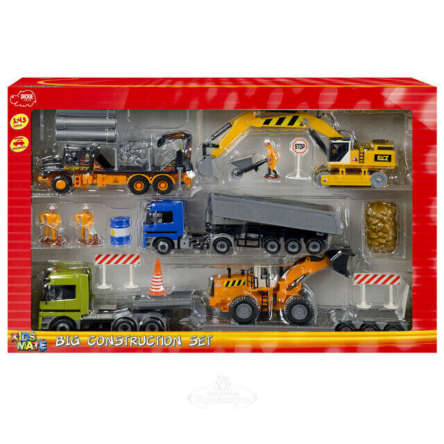 Набор строительной техники 1:43 DICKIE TOYS