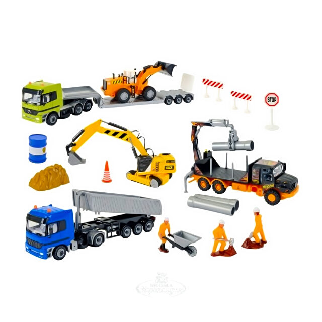 Набор строительной техники 1:43 DICKIE TOYS