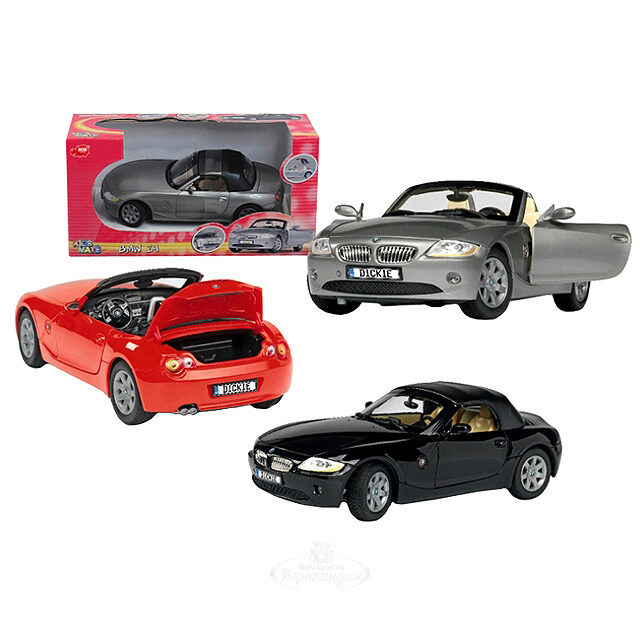 Машина BMW Z4 черный 28 см фрикционный DICKIE TOYS