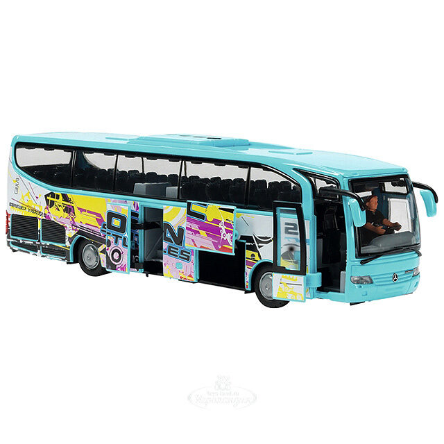 Туристический автобус голубой 27 см DICKIE TOYS