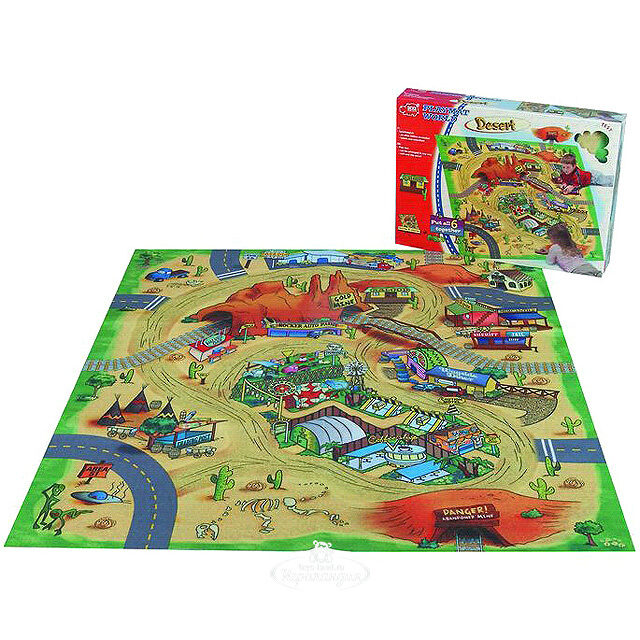 Игровой коврик Пустыня 70*80 см DICKIE TOYS (Дики Тойс)