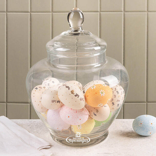 Конфетница с крышкой Preston 31 см, стекло Koopman