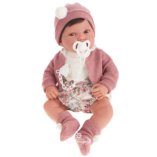 Кукла - младенец Сэнди в розовом 40 см Antonio Juan Munecas