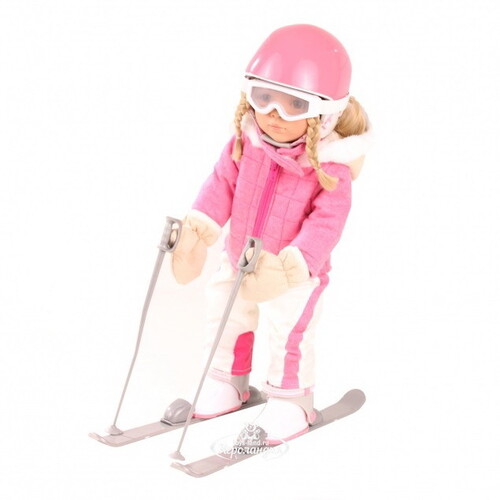 Лыжи для куклы 46-50 с аксессуарами 8 предметов Gotz