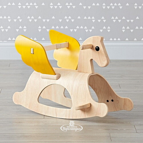 Детская деревянная качалка Лошадка Пегас 33*63*43 см Plan Toys