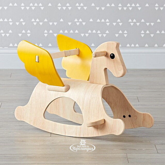 Детская деревянная качалка Лошадка Пегас 33*63*43 см Plan Toys