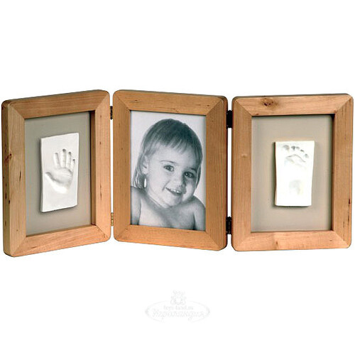 Рамочка тройная Baby Art Модерн, деревянная, 50*21 см Baby Art