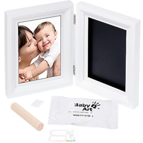 Рамочка двойная Baby Art Print Frame Классика, белая, 33*21 см Baby Art