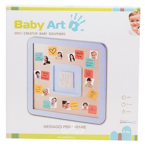 Рамочка Baby Art Доска пожеланий с отпечатком, 36*36 см Baby Art