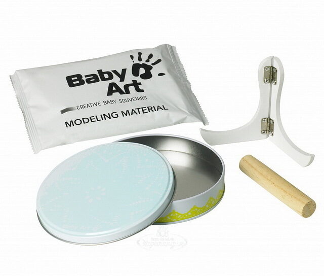 Сувенирная коробочка с отпечатком Baby Art Magic Box, голубая, 17 см Baby Art (Бэби Арт)