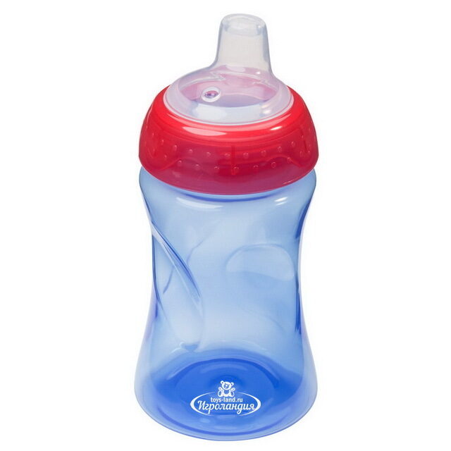Поильник с клапаном и защитным колпачком, 300 мл, голубой Baby Nova