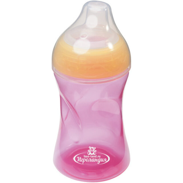 Поильник с клапаном и защитным колпачком, 300 мл, розовый Baby Nova (Бэби Нова)