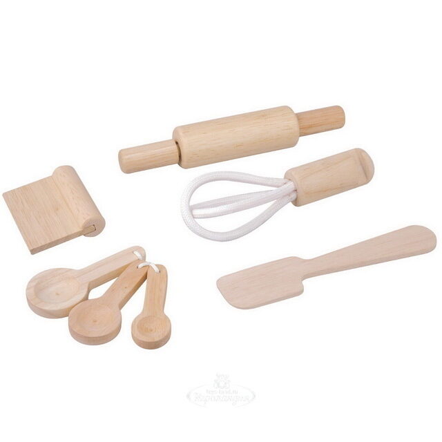 Игрушечная посуда Кондитер, 7 предметов, дерево Plan Toys