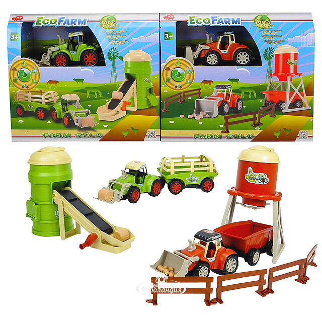 Игровой набор Эко-ферма красный DICKIE TOYS (Дики Тойс)