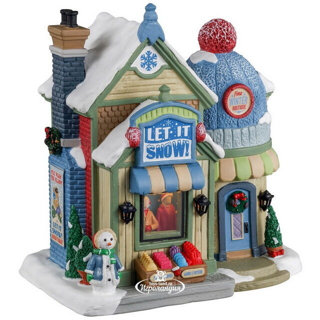 Магазин одежды Let it Snow 16*15 см, подсветка Lemax