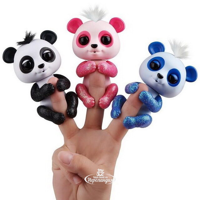 Интерактивный панда Дрю Fingerlings WowWee 12 см Fingerlings