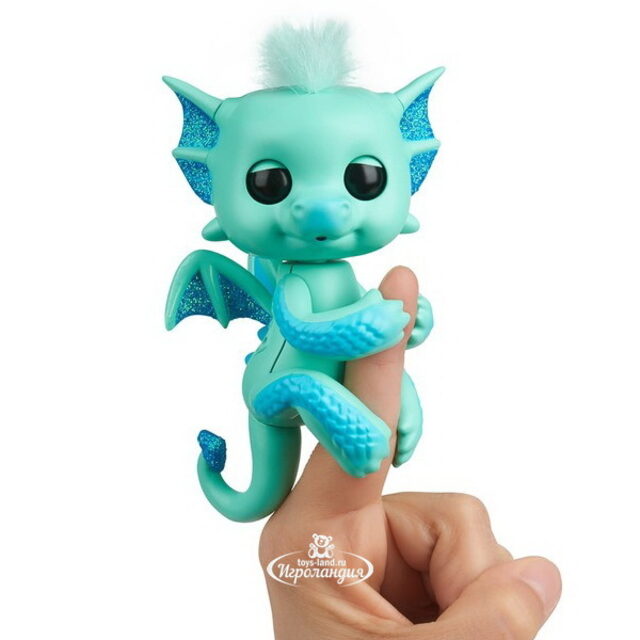 Интерактивный дракон Ноа Fingerlings WowWee 12 см Fingerlings