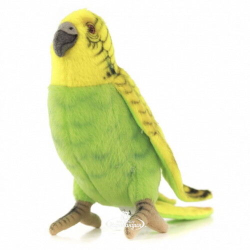 Мягкая игрушка Попугайчик волнистый зелёный 15 см Hansa Creation