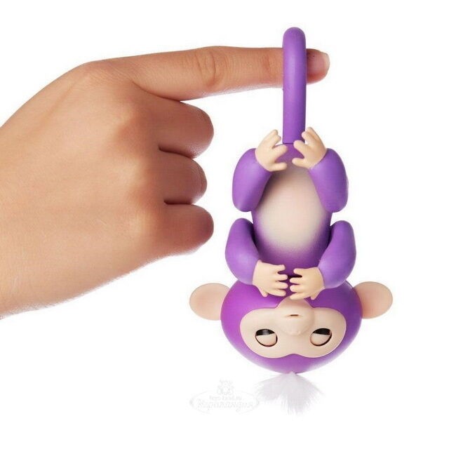 Интерактивная обезьянка Миа Fingerlings WowWee 12 см Fingerlings