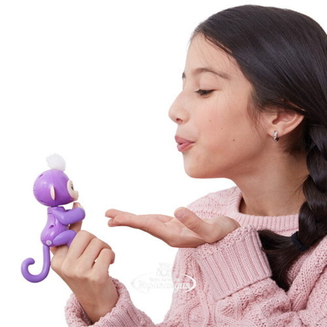 Интерактивная обезьянка Миа Fingerlings WowWee 12 см Fingerlings