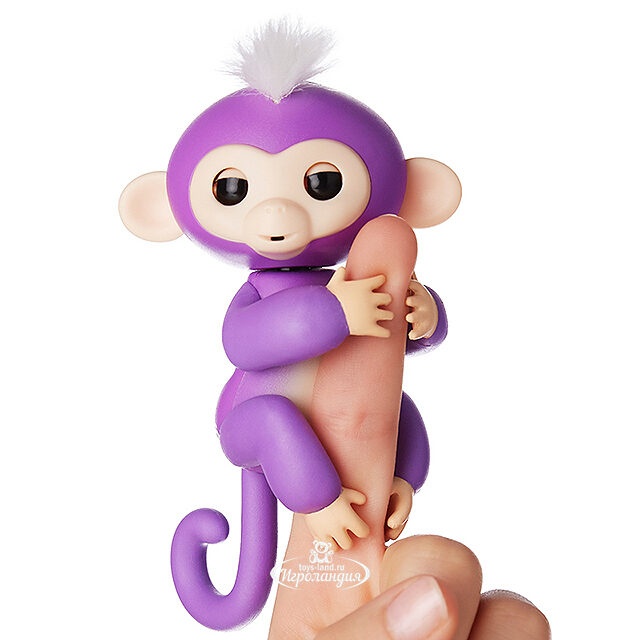 Интерактивная обезьянка Миа Fingerlings WowWee 12 см Fingerlings