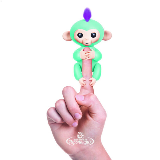 Интерактивная обезьянка Зоя Fingerlings WowWee 12 см Fingerlings