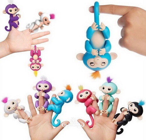 Интерактивная обезьянка Зоя Fingerlings WowWee 12 см Fingerlings
