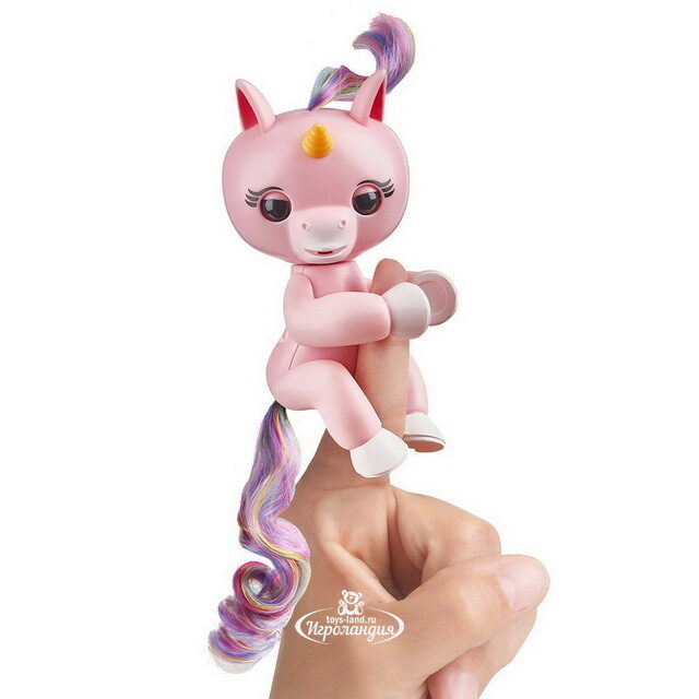 Интерактивный единорог Гемма Fingerlings WowWee 12 см Fingerlings