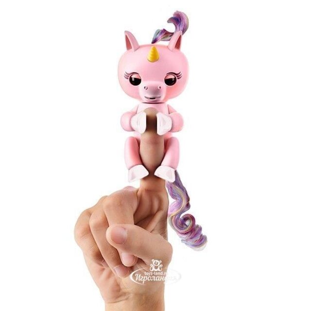 Интерактивный единорог Гемма Fingerlings WowWee 12 см Fingerlings