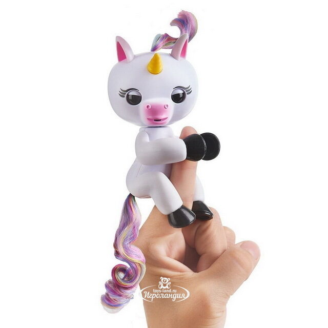 Интерактивный единорог Гиги Fingerlings WowWee 12 см Fingerlings (Фингерлингс)