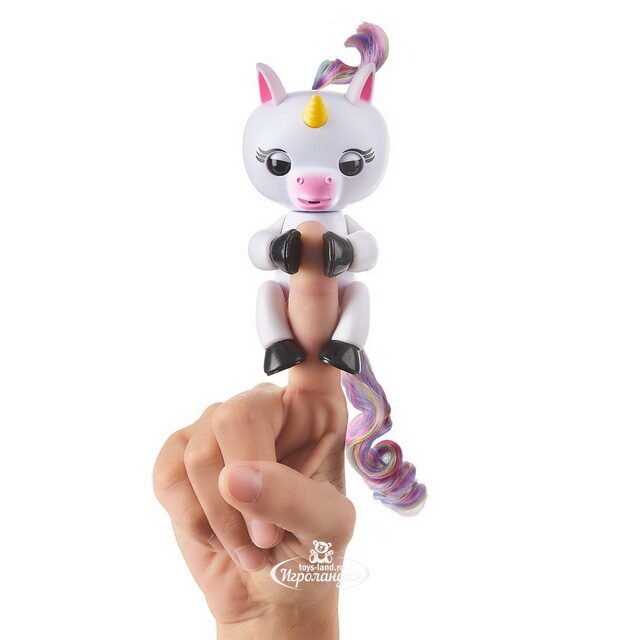 Интерактивный единорог Гиги Fingerlings WowWee 12 см Fingerlings (Фингерлингс)