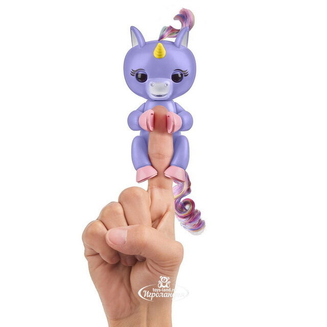 Интерактивный единорог Алика Fingerlings WowWee 12 см Fingerlings