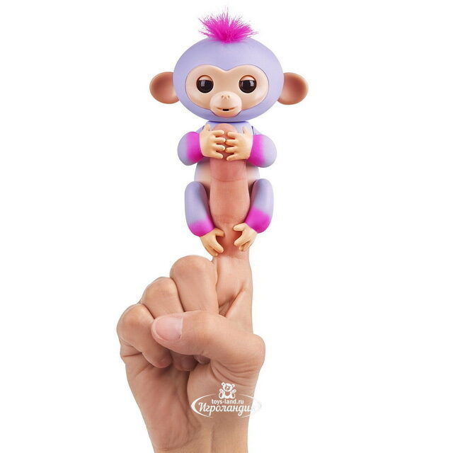 Интерактивная обезьянка Сидней Fingerlings WowWee 12 см Fingerlings