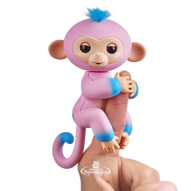 Интерактивная обезьянка Канди Fingerlings WowWee 12 см Fingerlings