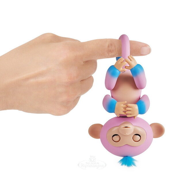 Интерактивная обезьянка Канди Fingerlings WowWee 12 см Fingerlings